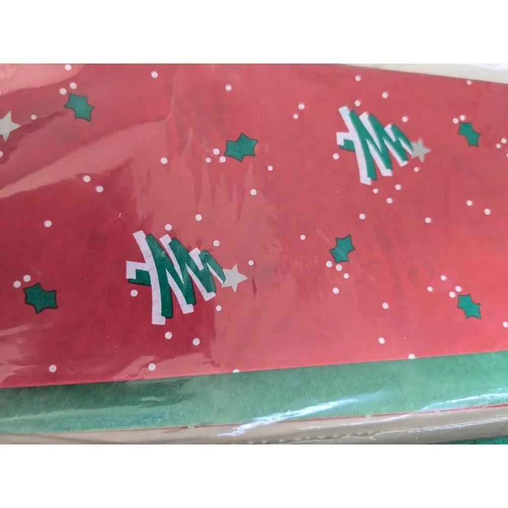 Vtg Cleo Holiday Gift Tissue Paper - 2 Sealed Packs - 8 Sheets in ea.